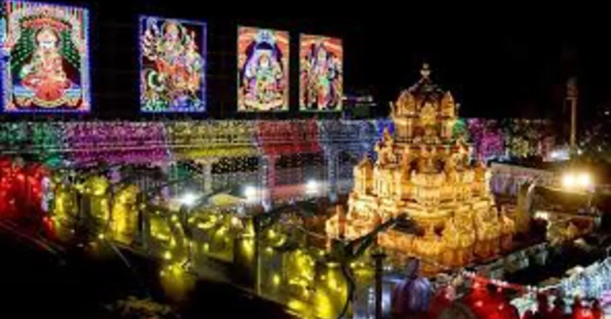 విజయవాడలో దసరా మహోత్సవాలు తొమ్మిదో రోజు